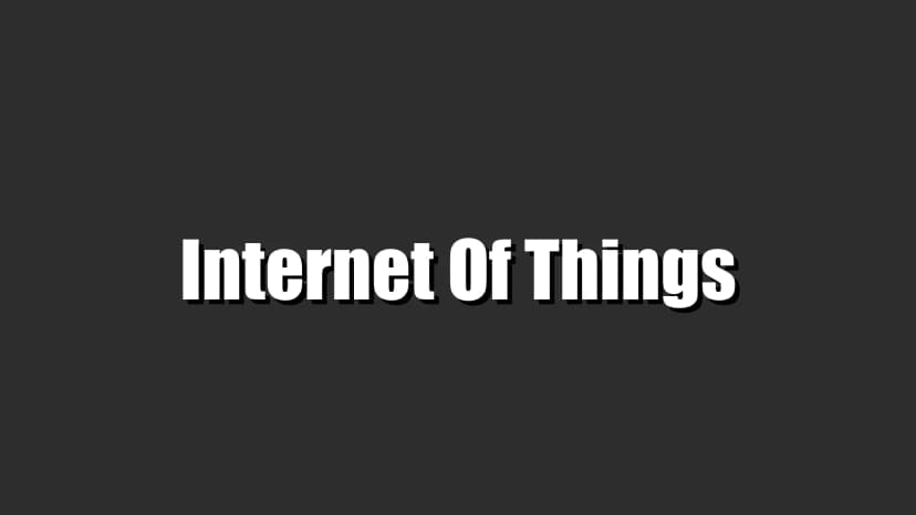 Internet Of Things Notes