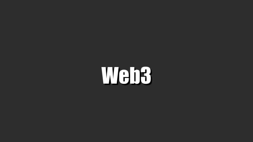 Web3 Notes