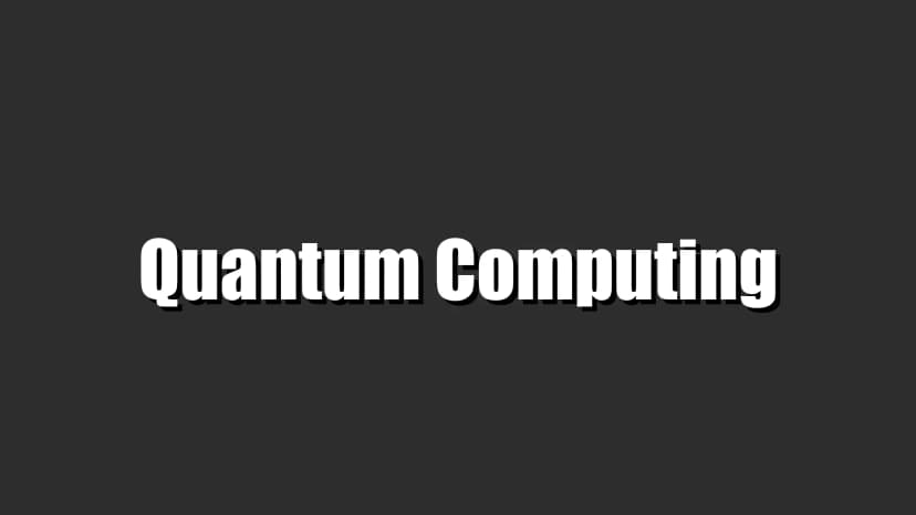 Quantum Computing Notes