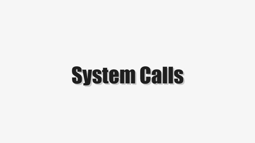 System Calls
