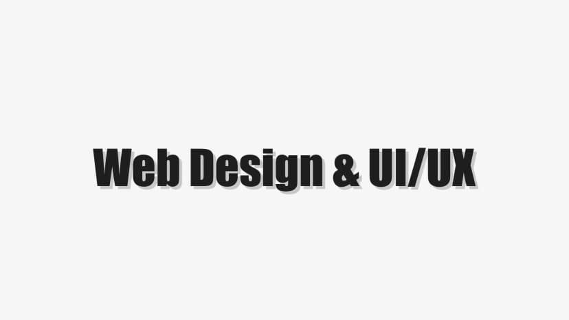 Web Design & UI/UX