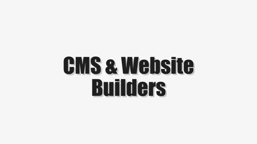 CMS & Website Builders