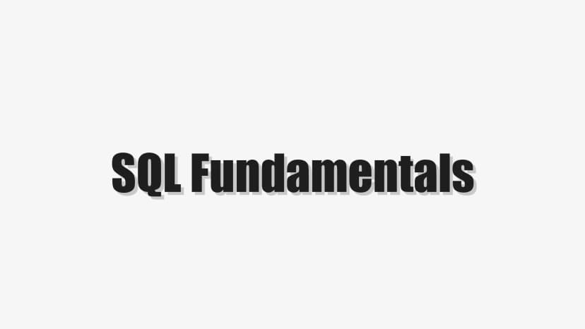 SQL Fundamentals