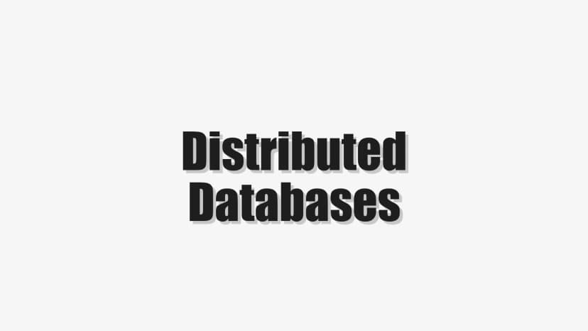 Distributed Databases