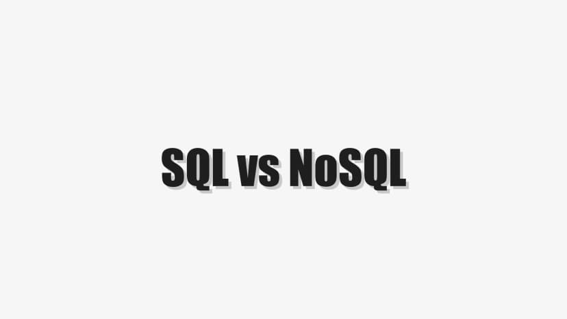 SQL vs NoSQL