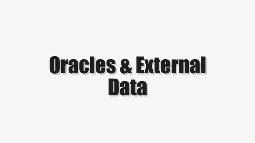 Oracles & External Data