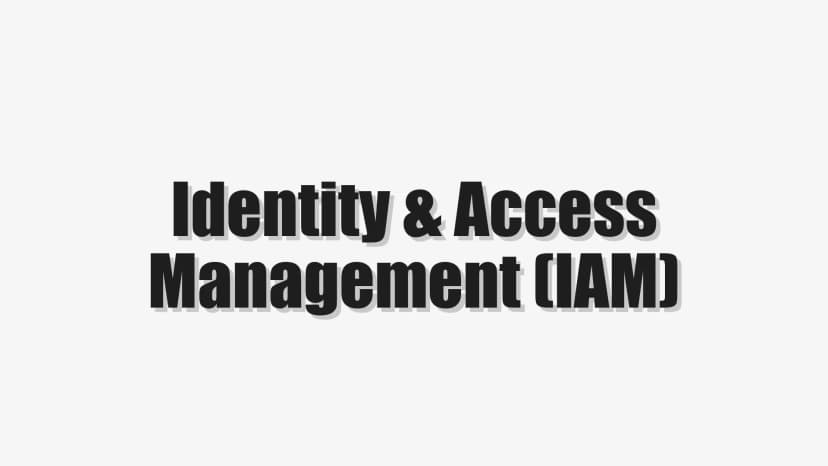 Identity & Access Management (IAM)