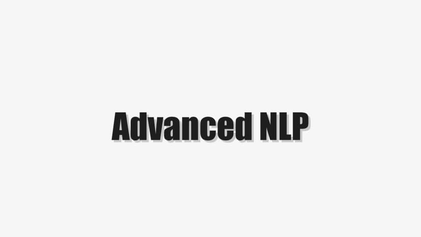 Advanced NLP