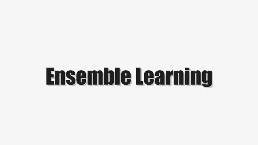Ensemble Learning