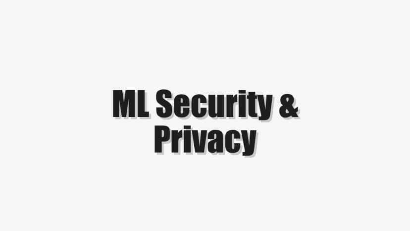 ML Security & Privacy