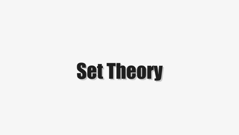 Set Theory
