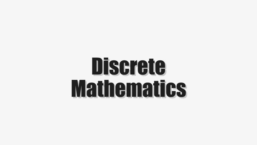 Discrete Mathematics