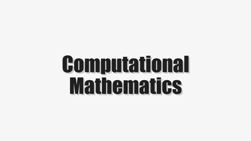 Computational Mathematics