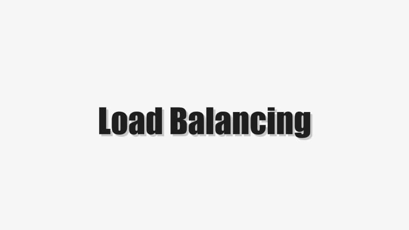Load Balancing