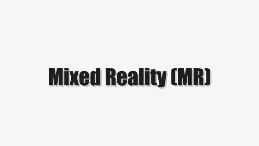 Mixed Reality (MR)