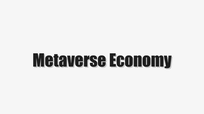Metaverse Economy