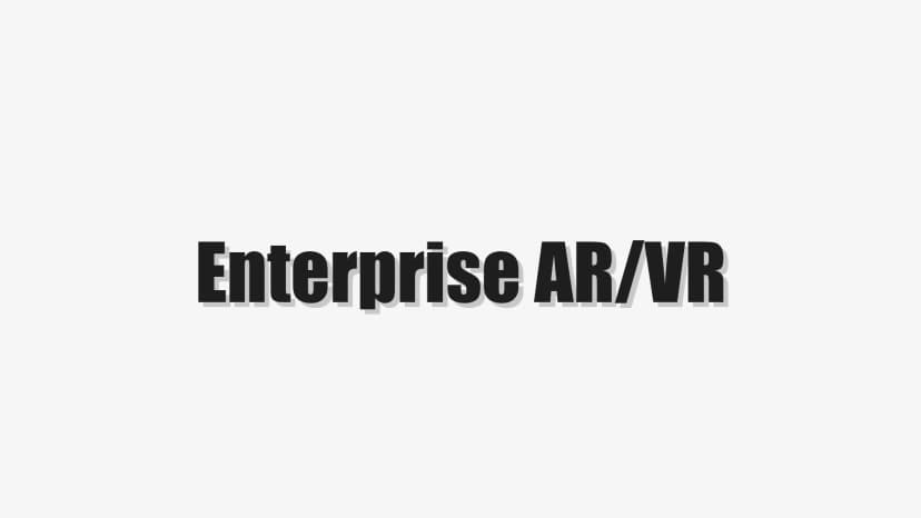 Enterprise AR/VR