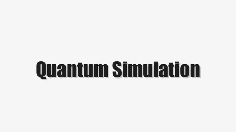 Quantum Simulation
